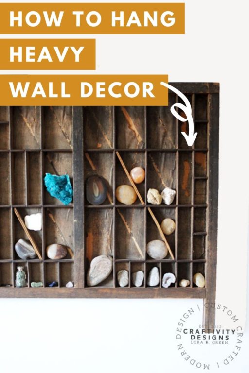 How to Hang a Shadow Box (or Heavy Picture Frame) Craftivity Designs