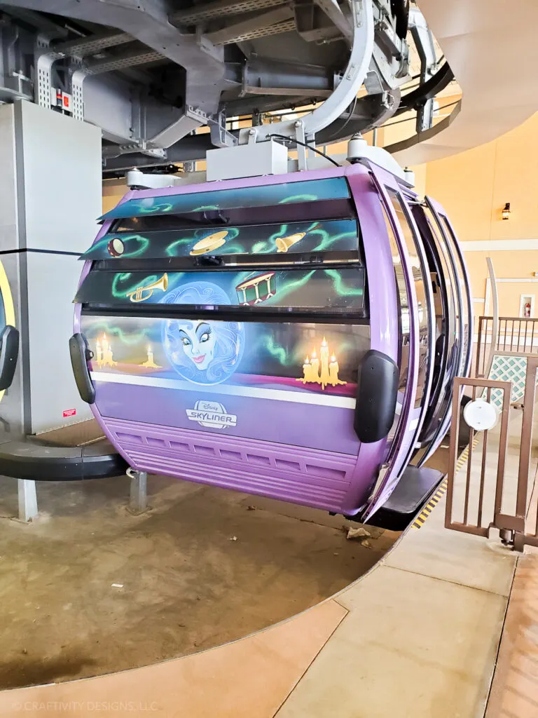 Haunted Mansion Gondola from Disney Skyliner
