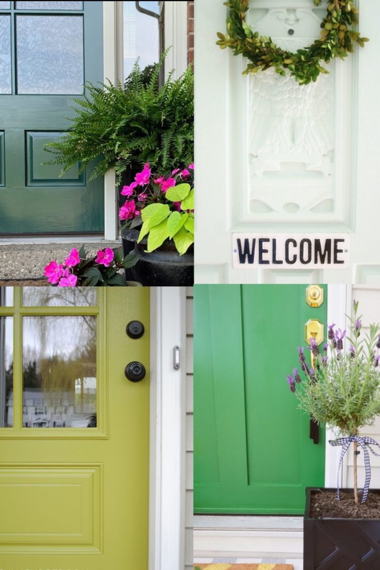 12 Green Front Door Ideas