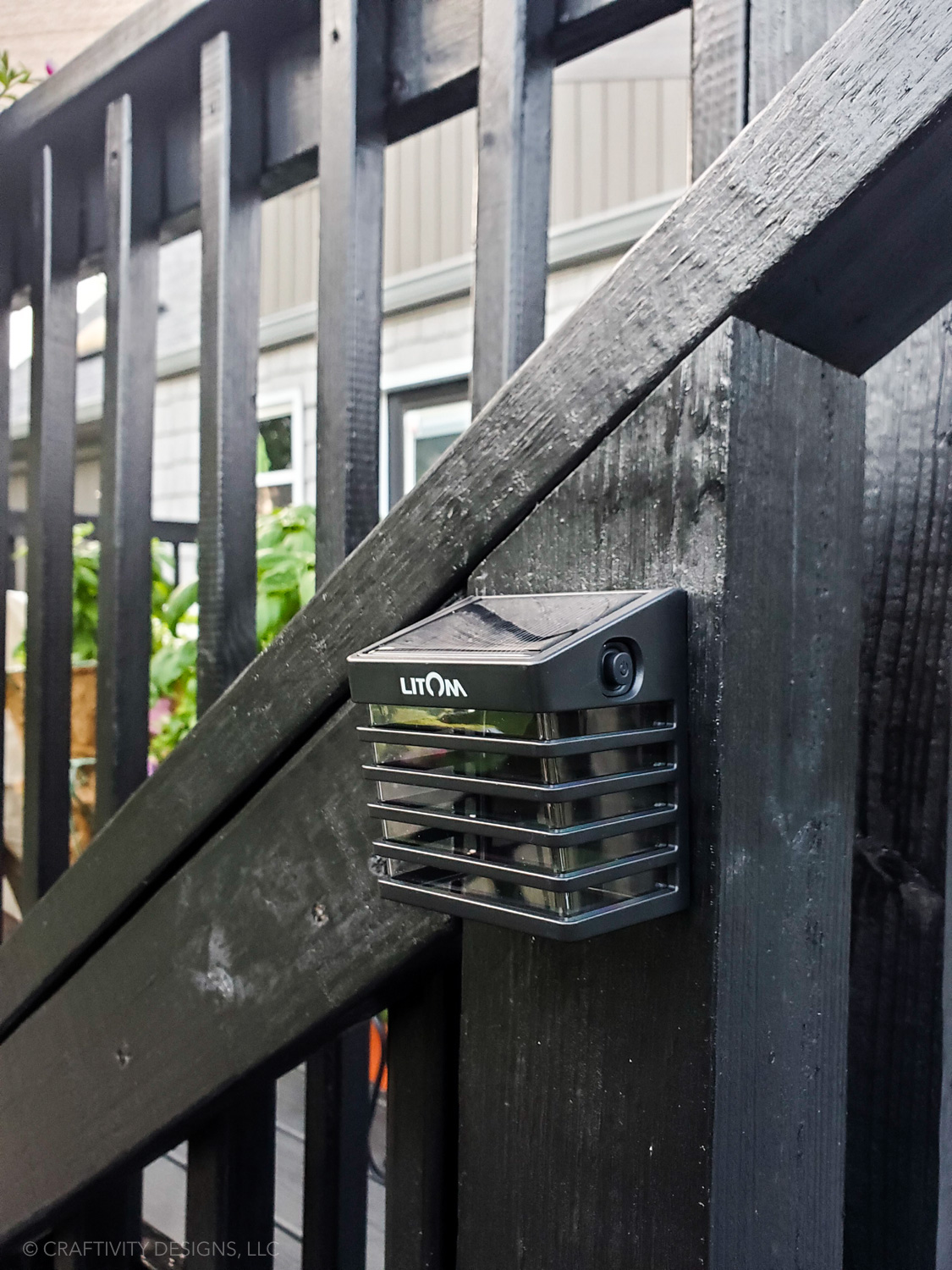 Deck rail solar light, solar lighting for stairs and decks