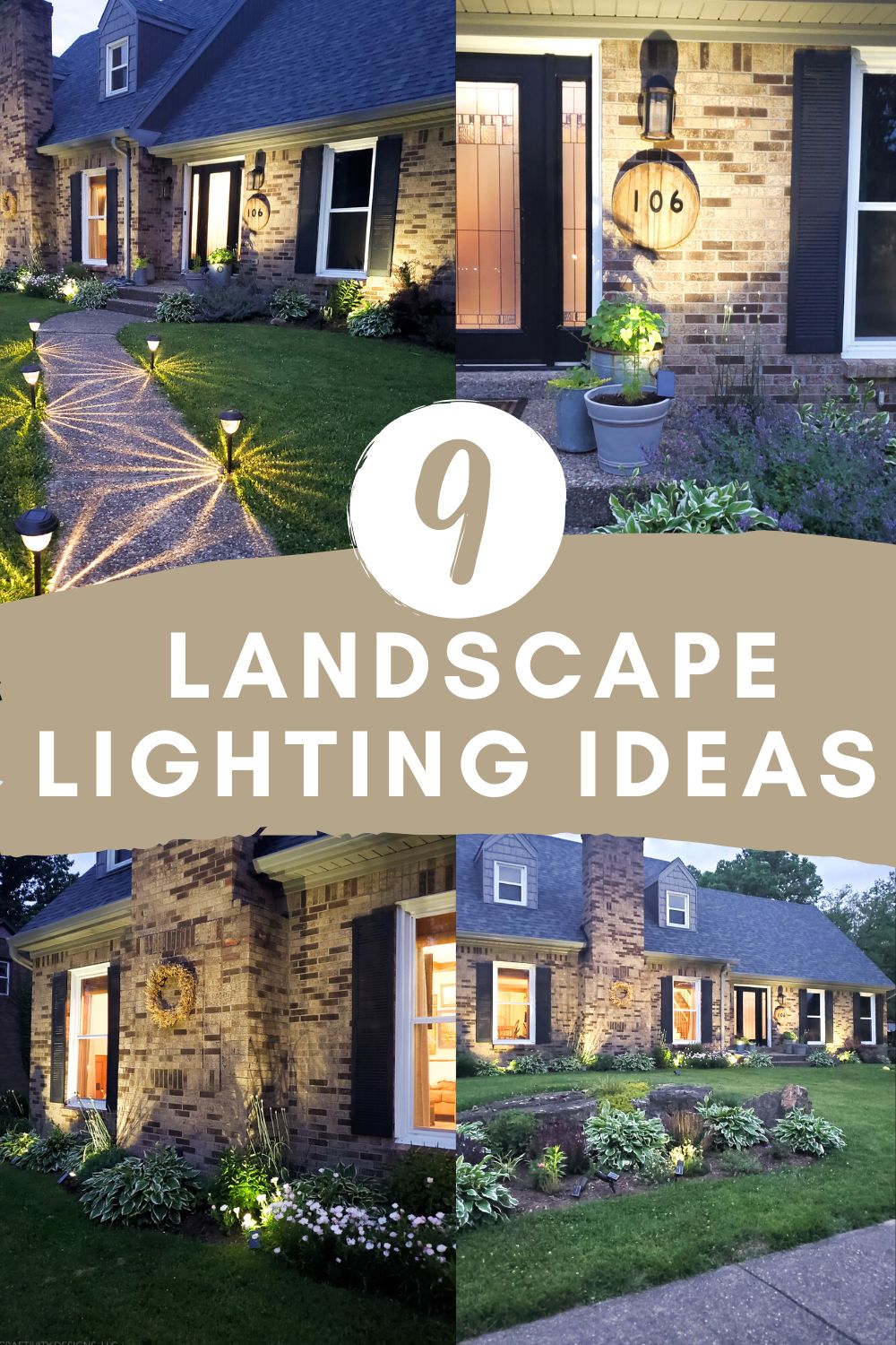 Let at læse Turist gentage 9 Solar Landscape Lighting Ideas to Highlight your Home's Exterior on a  Budget – Craftivity Designs