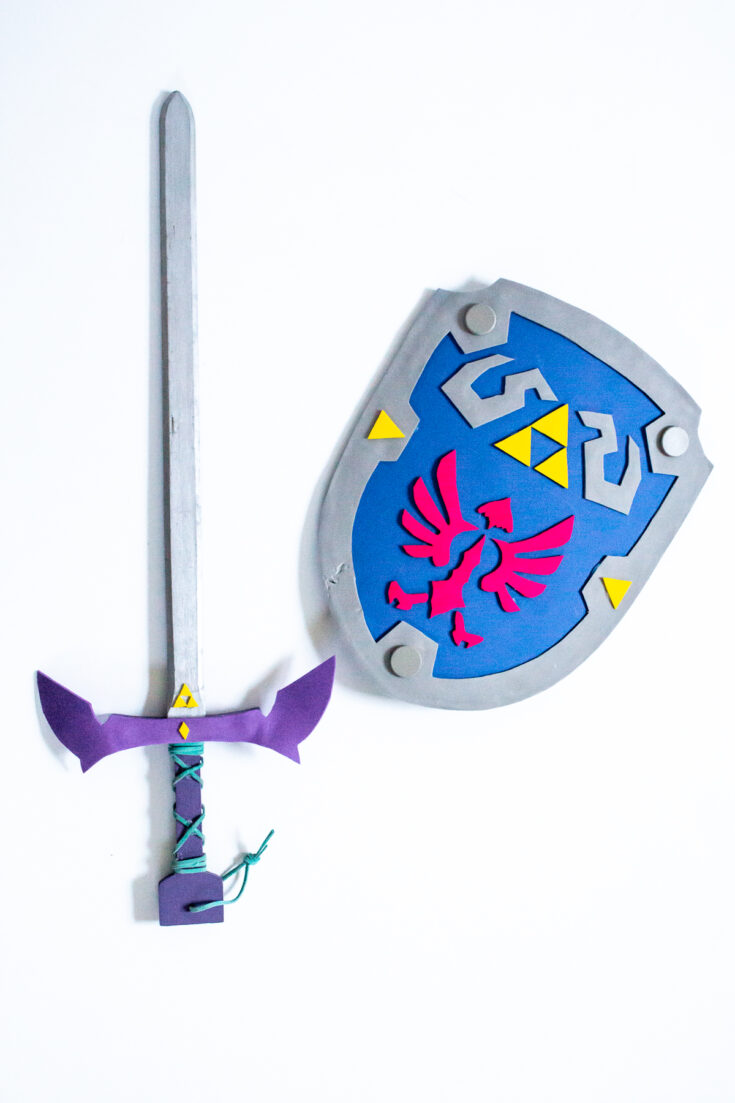 Link Shield the Legend of Zelda Cosplay Template 