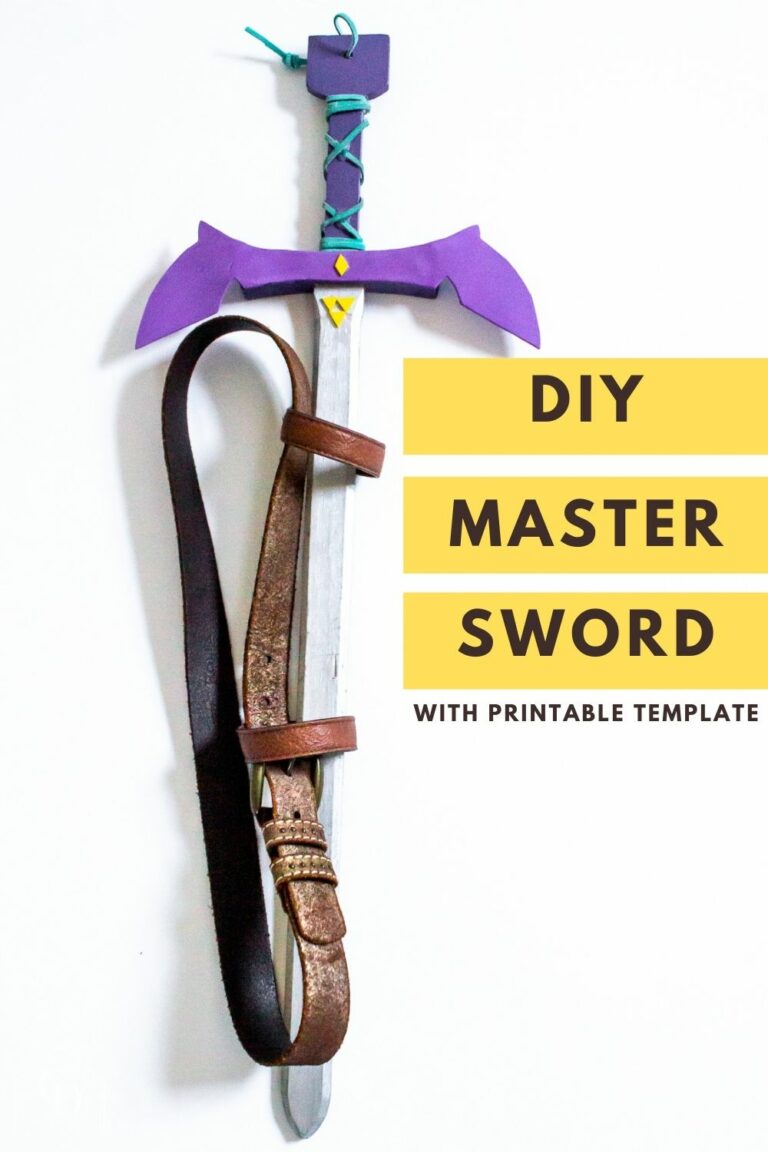 How To Make A Master Sword DIY Sword For Link Costume Craftivity   Diy Master Sword Link Costume 1 768x1152 