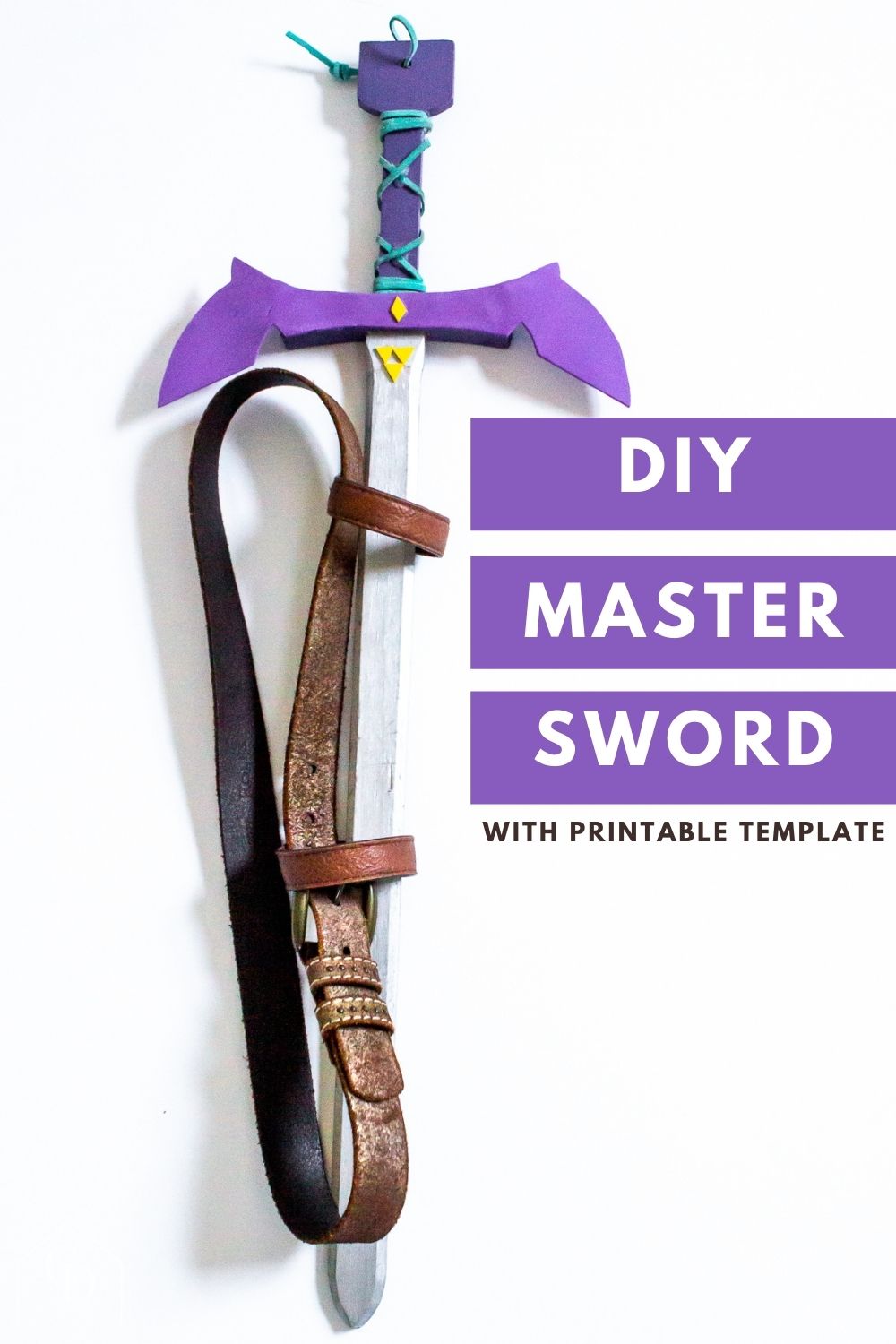How to Make a Master Sword (DIY Sword for Link Costume) – Craftivity Designs
