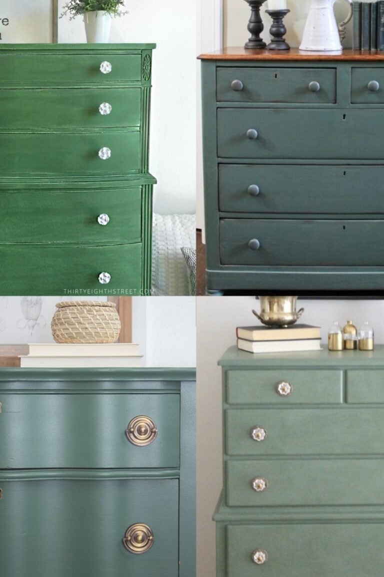 25+ Green Furniture Ideas, Green Painted Furniture Makeovers