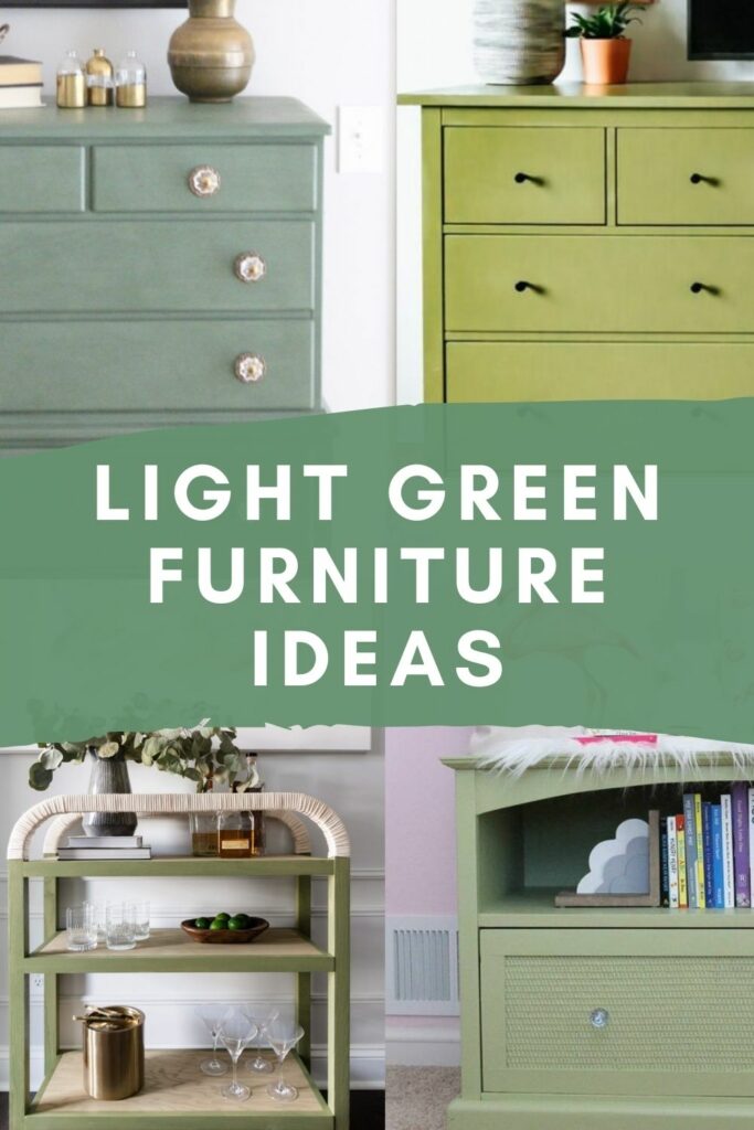 Light Green Furniture Ideas, Green Painted Furniture Makeovers
