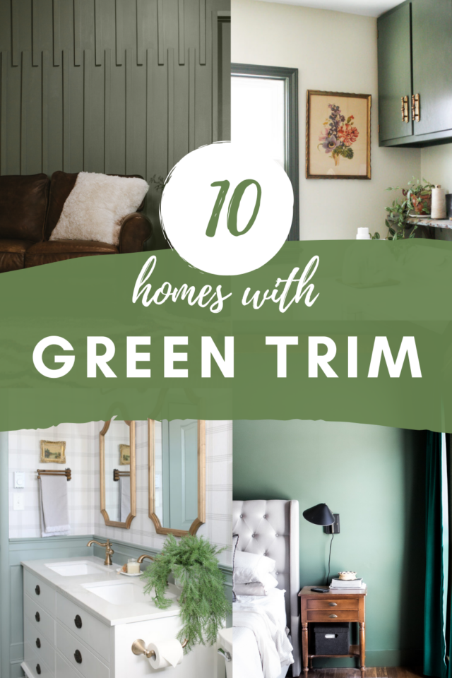 10 Home Interiors with Green Trim or Woodwork – Craftivity Designs