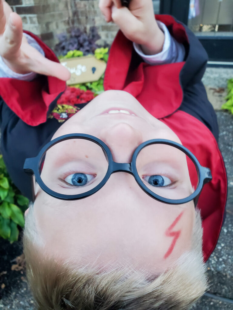 Harry Potter Sca Makeup and DIY Harry Potter Costume