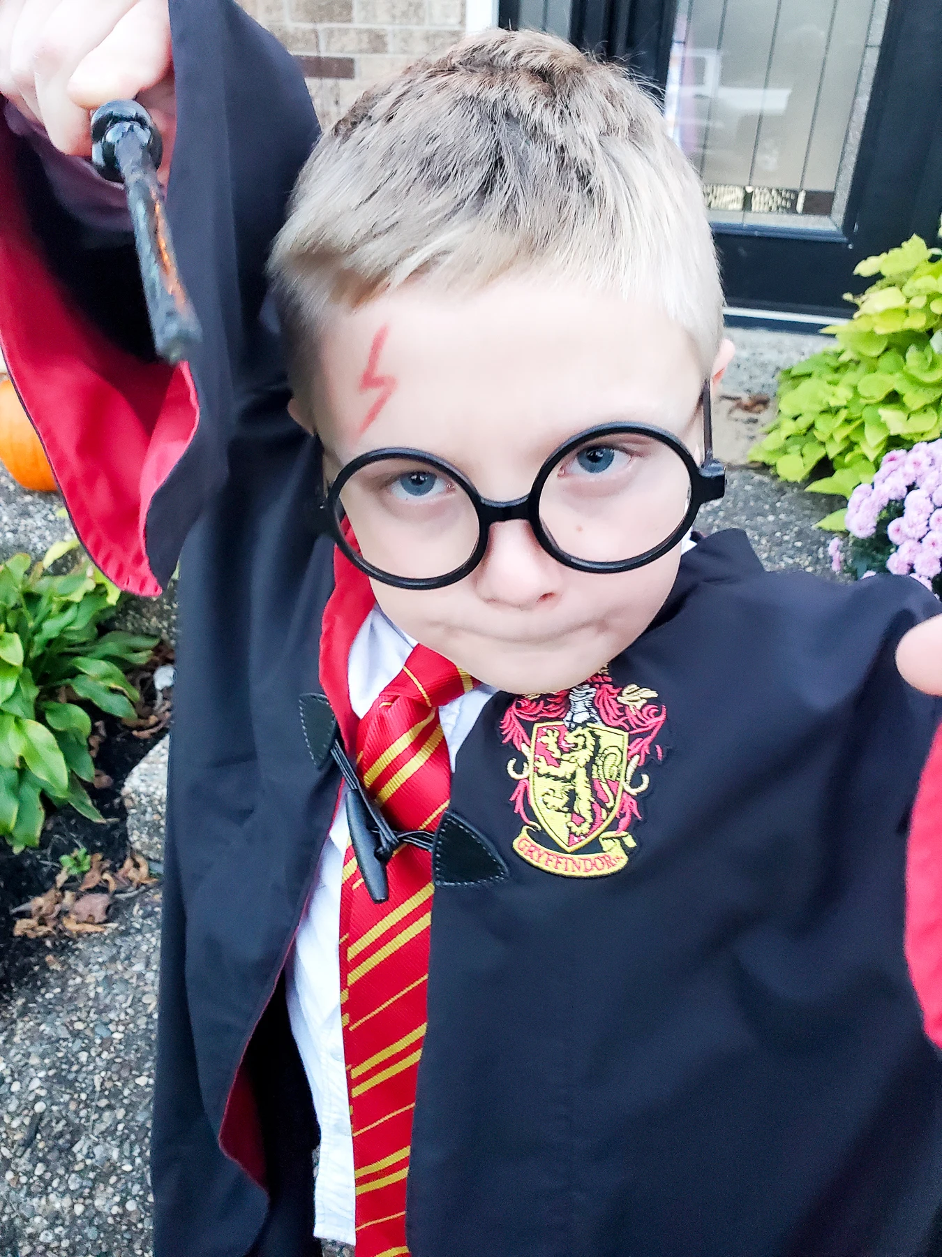 Harry Potter Sca Makeup and DIY Harry Potter Costume