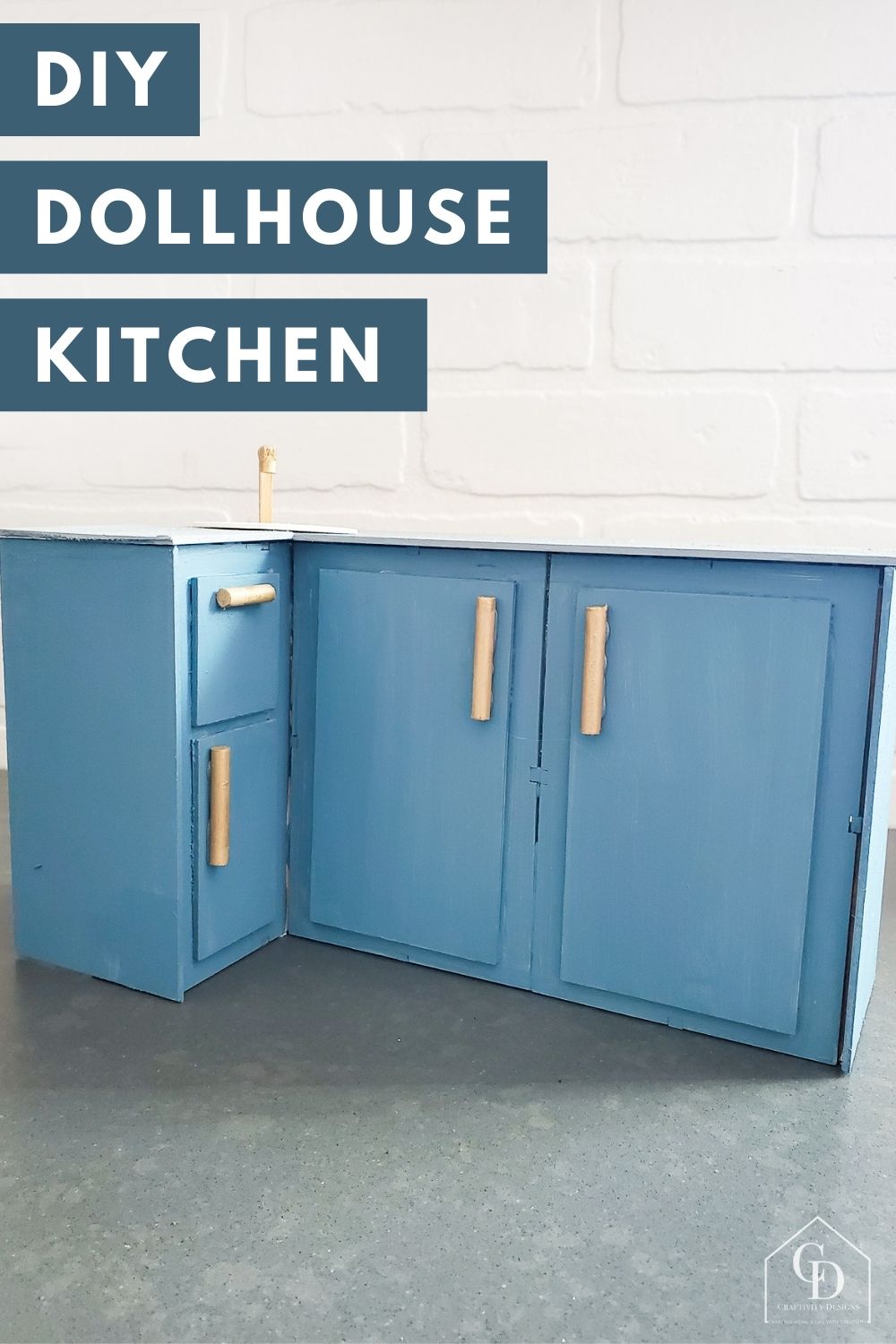 Diy best sale dollhouse kitchen