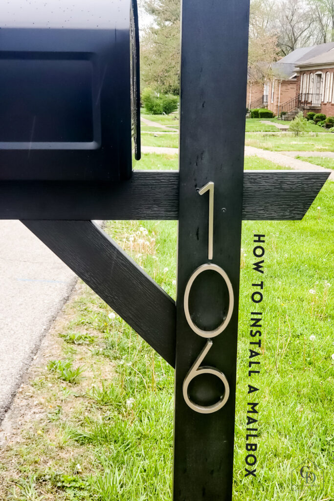 How to Install a Mailbox with House numbers