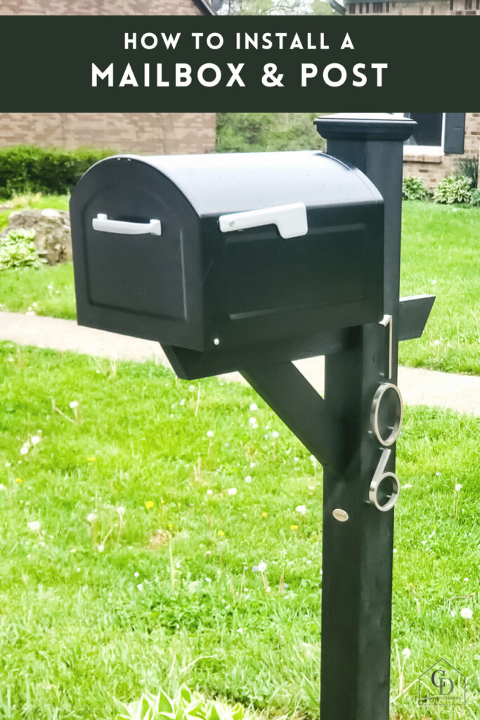 How to Install a Mailbox and Post with House Numbers