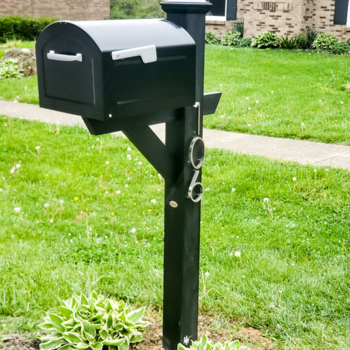 How to Install a Mailbox and Post with House Numbers