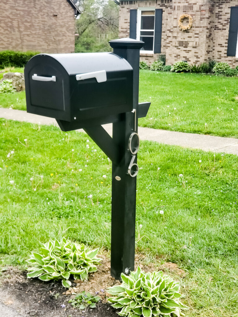 How to Install a Mailbox and Post with House Numbers