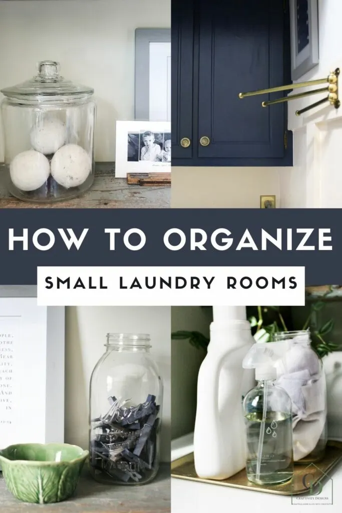 how to organize small laundry rooms
