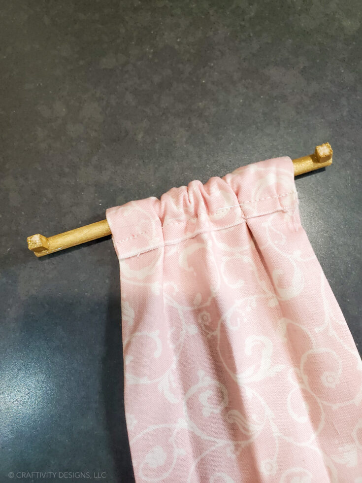 How to Make Dollhouse Curtains and Curtain Rods Craftivity Designs