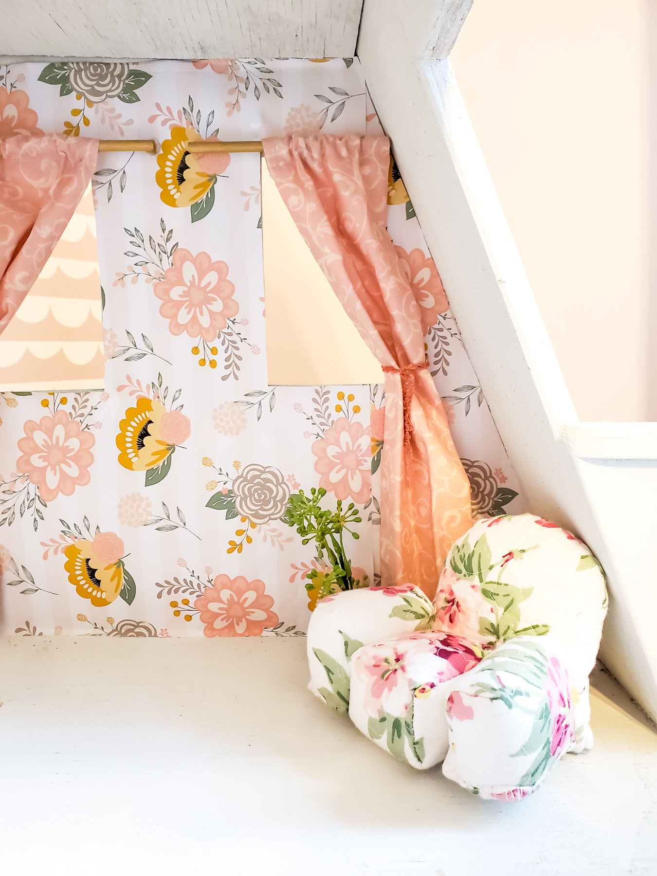 How To Make Dollhouse Curtains And Curtain Rods Craftivity Designs