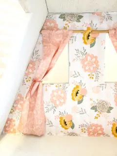 how to make dollhouse curtains and curtain rods