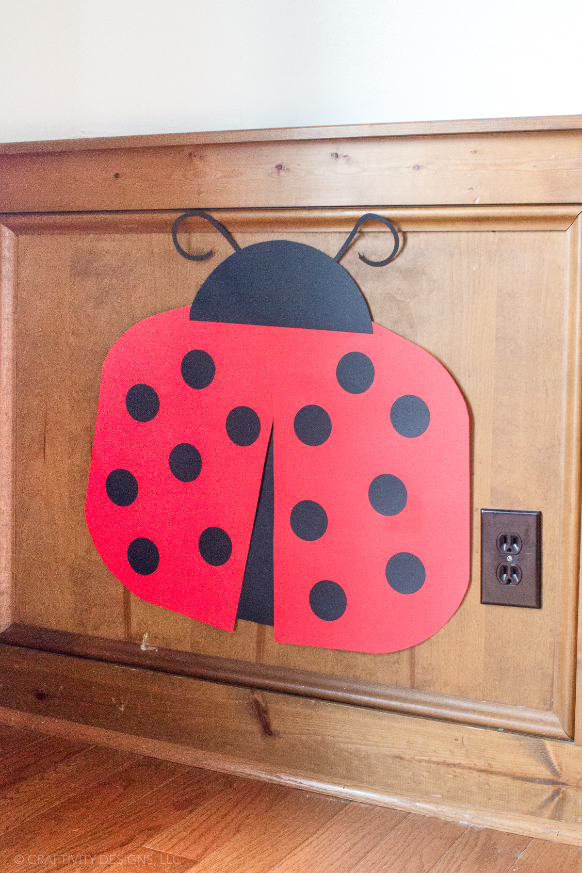 Pin the Spot on the Ladybug Game - Easy DIY Game for Ladybug Party