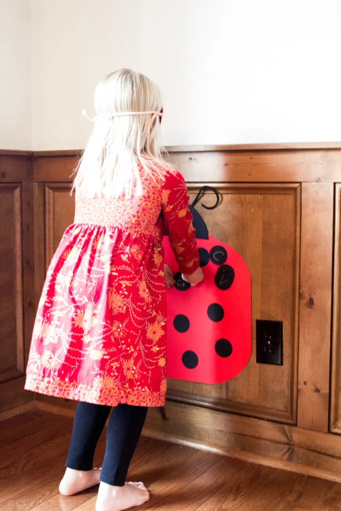 Pin the Spot on the Ladybug Game - Easy DIY Game for Miraculous Ladybug Party