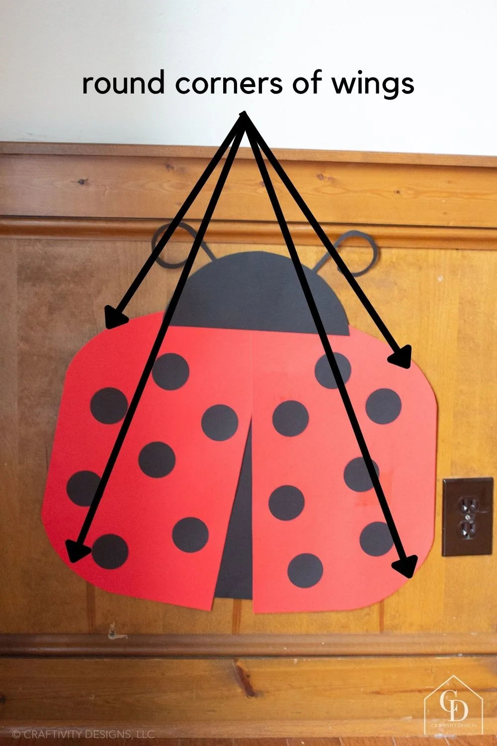 Pin the Spot on the Ladybug Game - Easy DIY