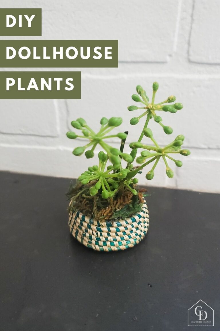 How to Make DIY Dollhouse Plants Craftivity Designs