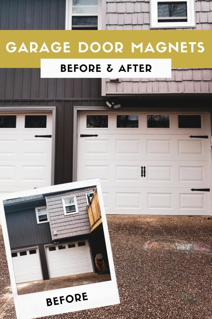 garage door magnets before and after