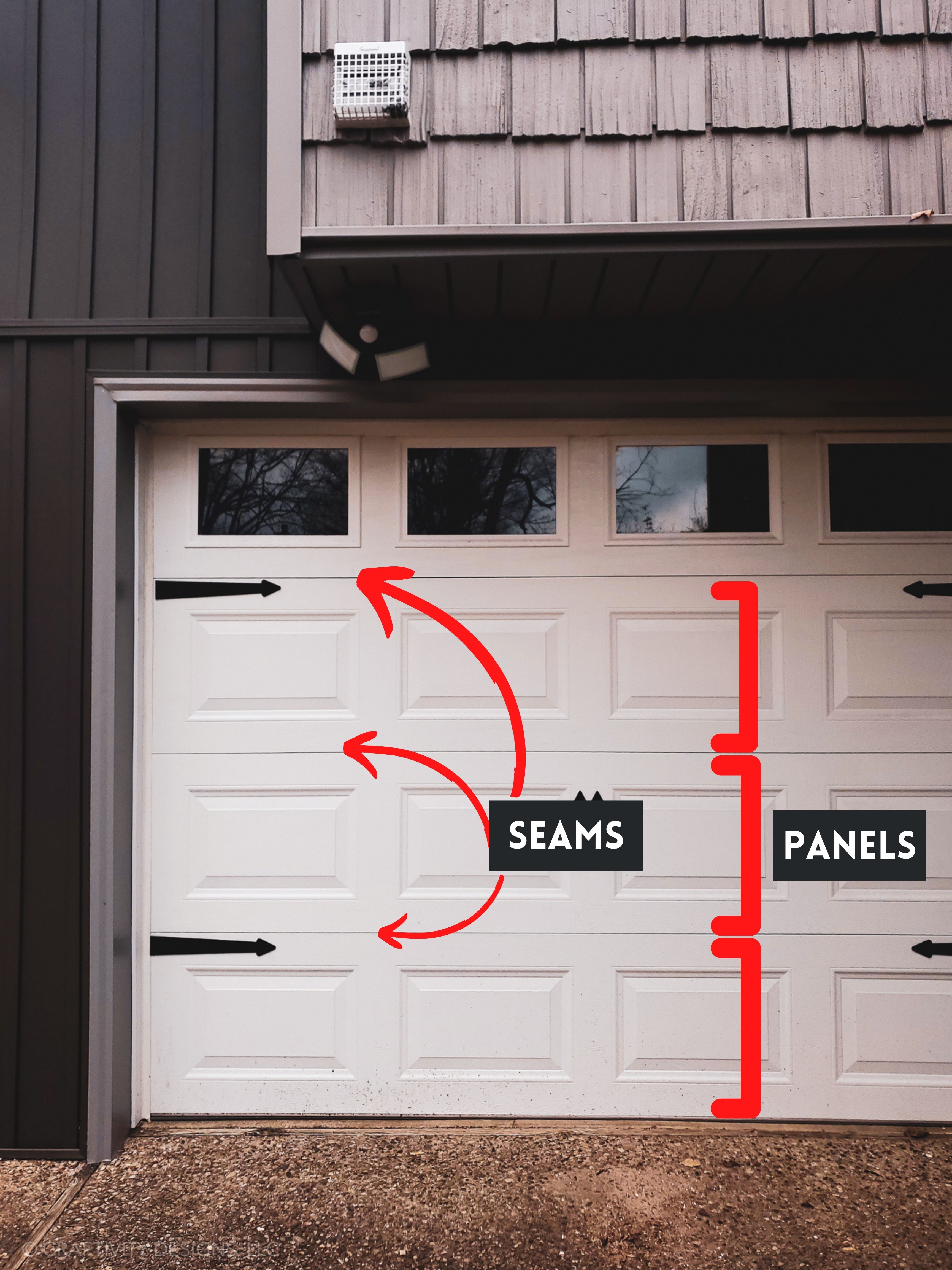 Modern Garage Door (Before and After) Craftivity Designs