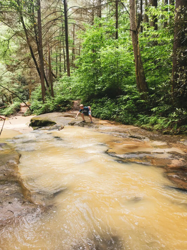 creation falls via rock bridge loop