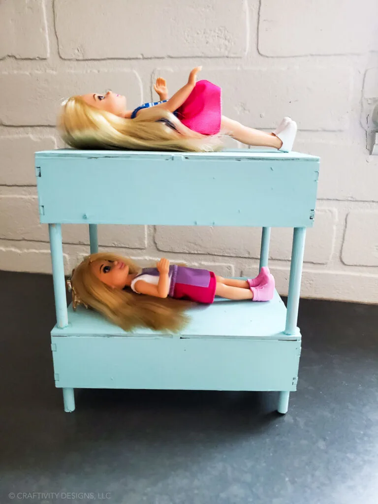 barbie bunk bed craft for kids