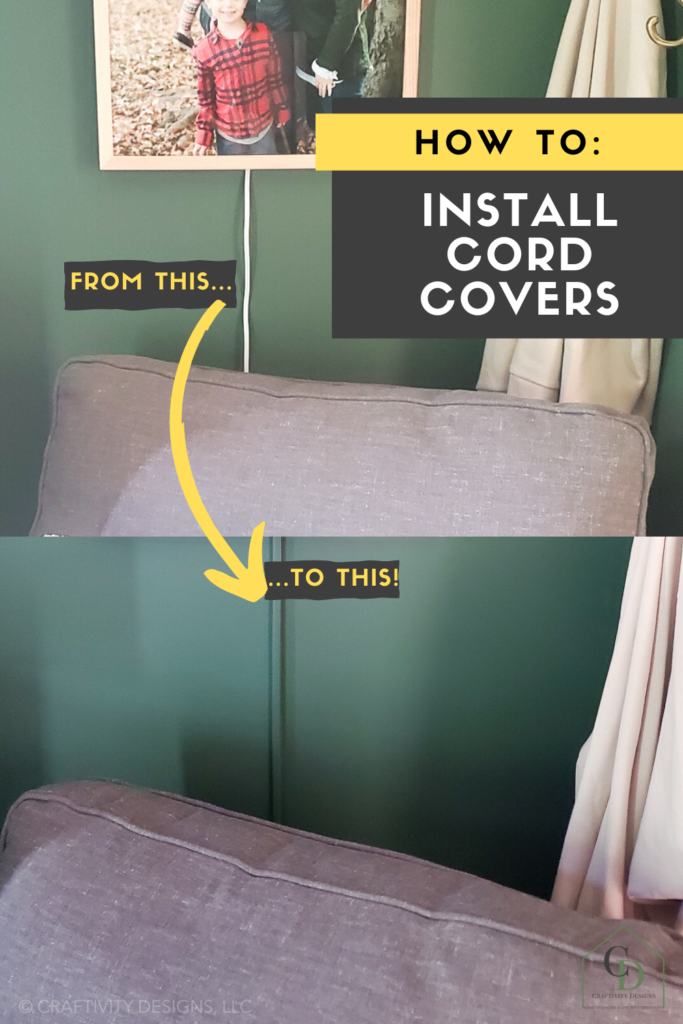 how to install cord cover for wall sconce