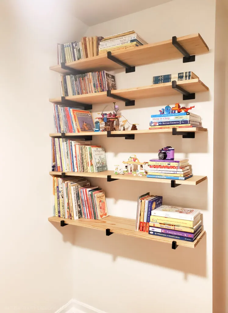 How to Install Wall Shelves Using Standards and Brackets