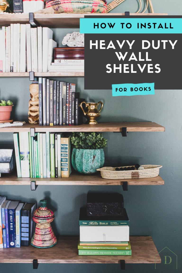 How to Install Heavy Duty Shelf Brackets and Wall Shelves Craftivity