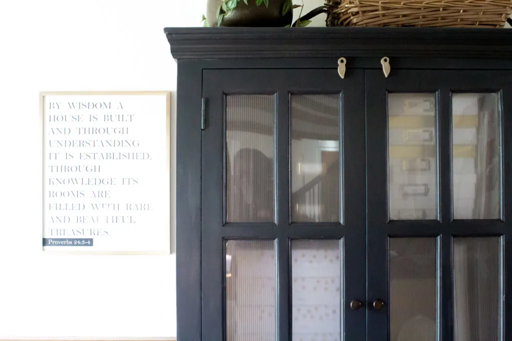 DIY Black Cabinet Makeover