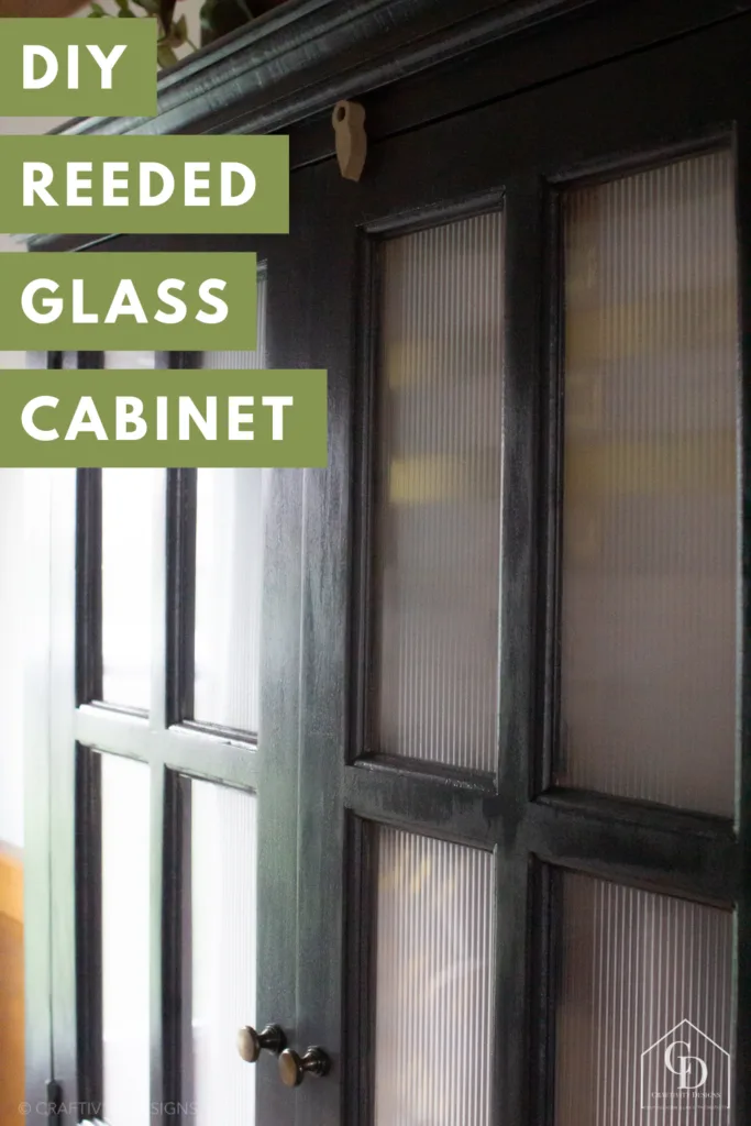 DIY Reeded Glass Cabinet Doors – Craftivity Designs