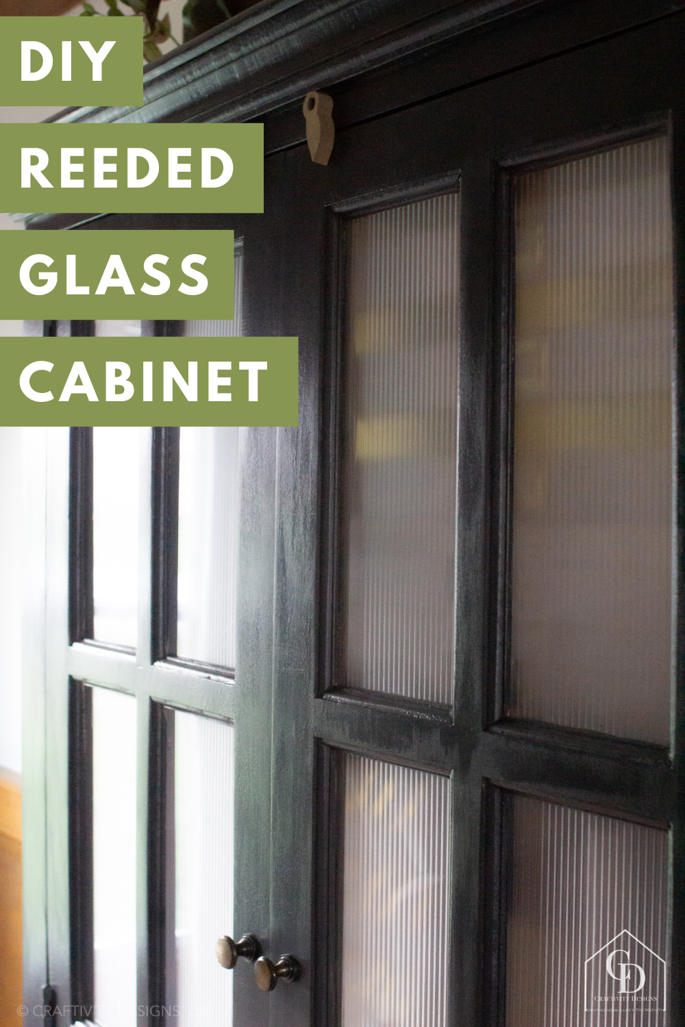 Diy Reeded Glass Cabinet Doors
