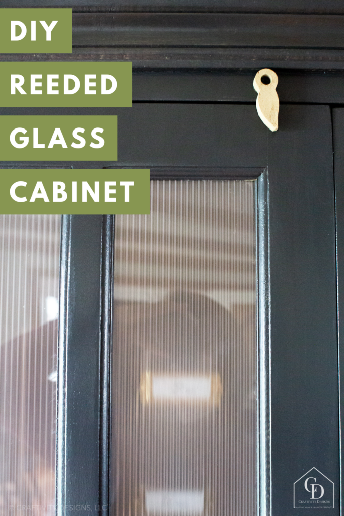 How to DIY Reeded Glass, faux reeded glass film