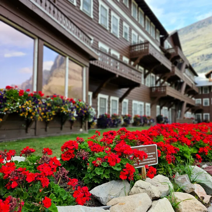 Photo of Landscaping at Many Glacier Hotel