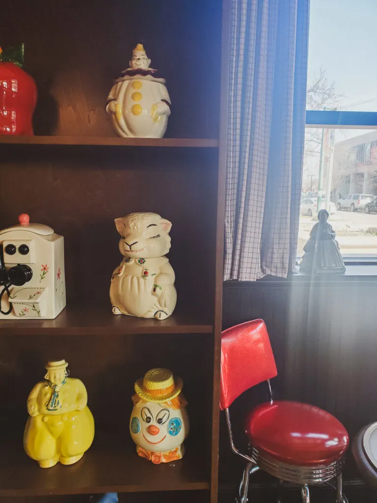 vintage cookie jar collection poindexter coffee graduate bloomington review