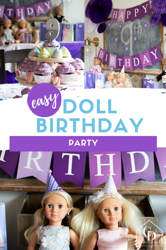 easy american girl doll birthday party theme