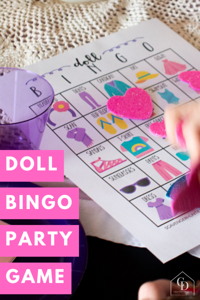 doll bingo party game